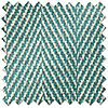 Delicate Chevron, Turquoise - Made to Measure Curtains